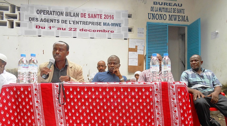 Mutuelle de santé à la société de l’eau et de l’électricité: 22 jours, pour offrir à 700 agents de Ma-mwé un bilan de santé
